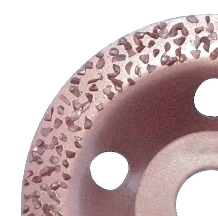 Disc placat cu carburi metalice Ø 115 mm garnulatia Grosiera Disc placat cu carburi metalice Ø 115 mm garnulatia Grosiera